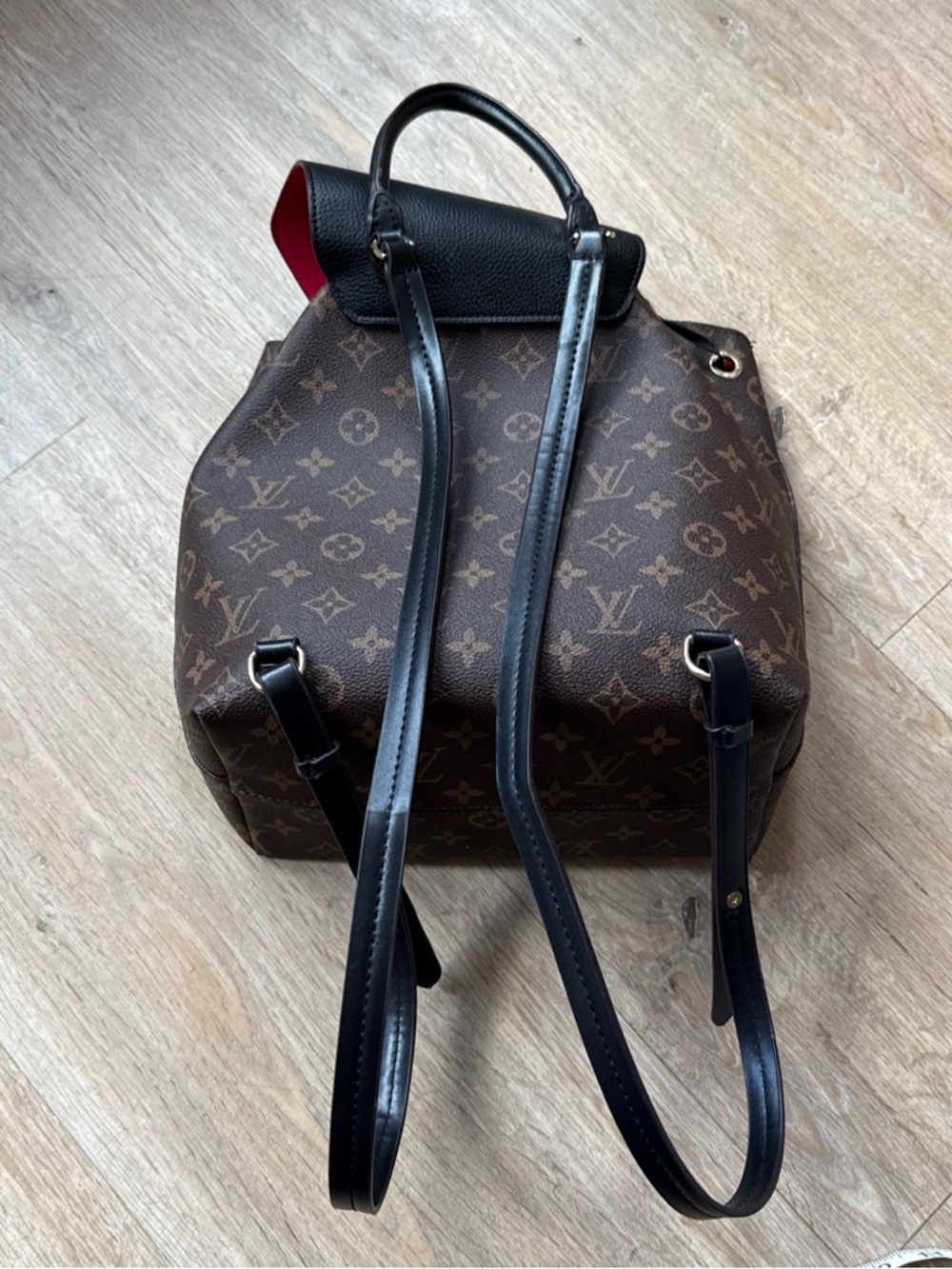 Design Inspired Brown Backpack - Picture 3 of 6